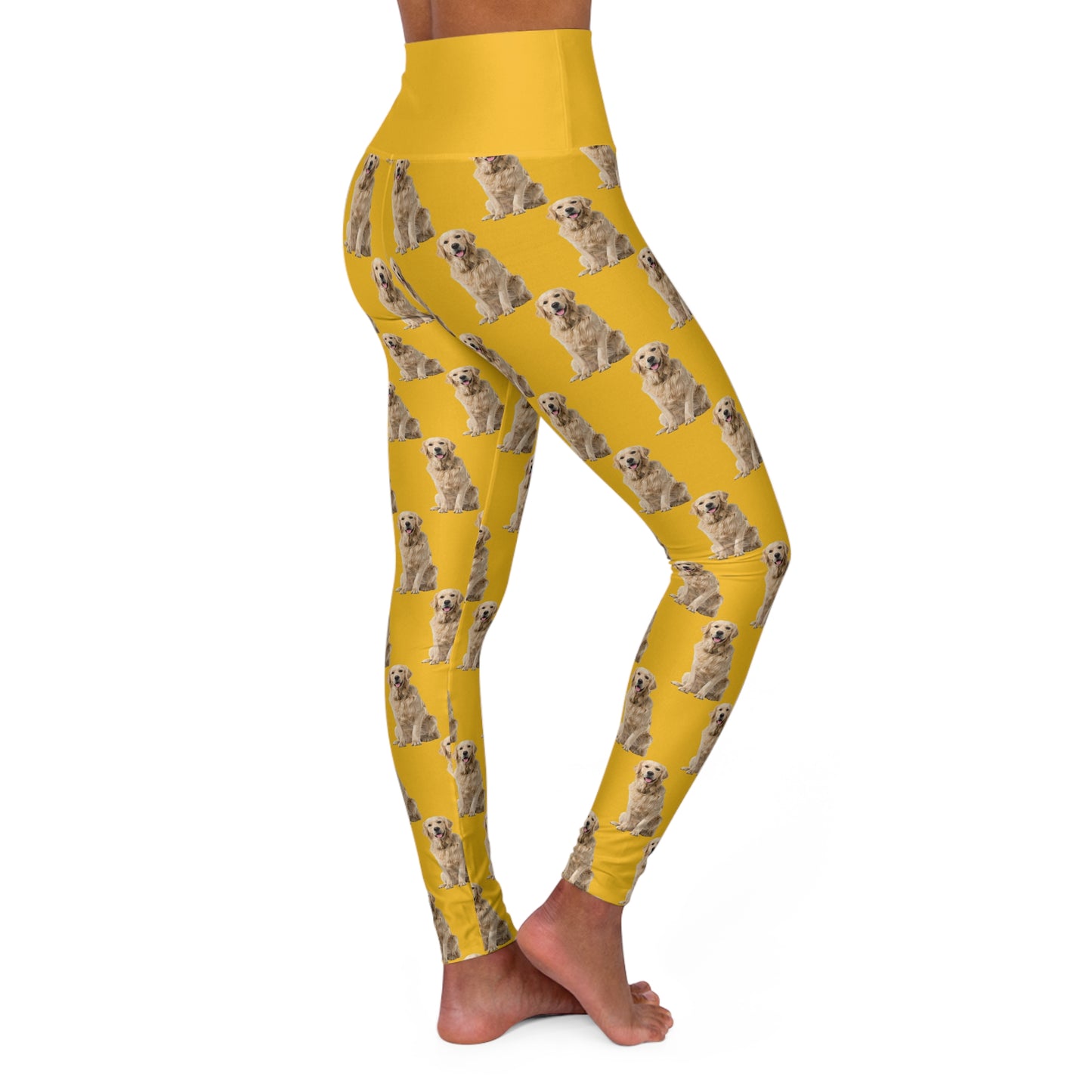 Personalized High-Waist Yoga Leggings (Photo Upload)