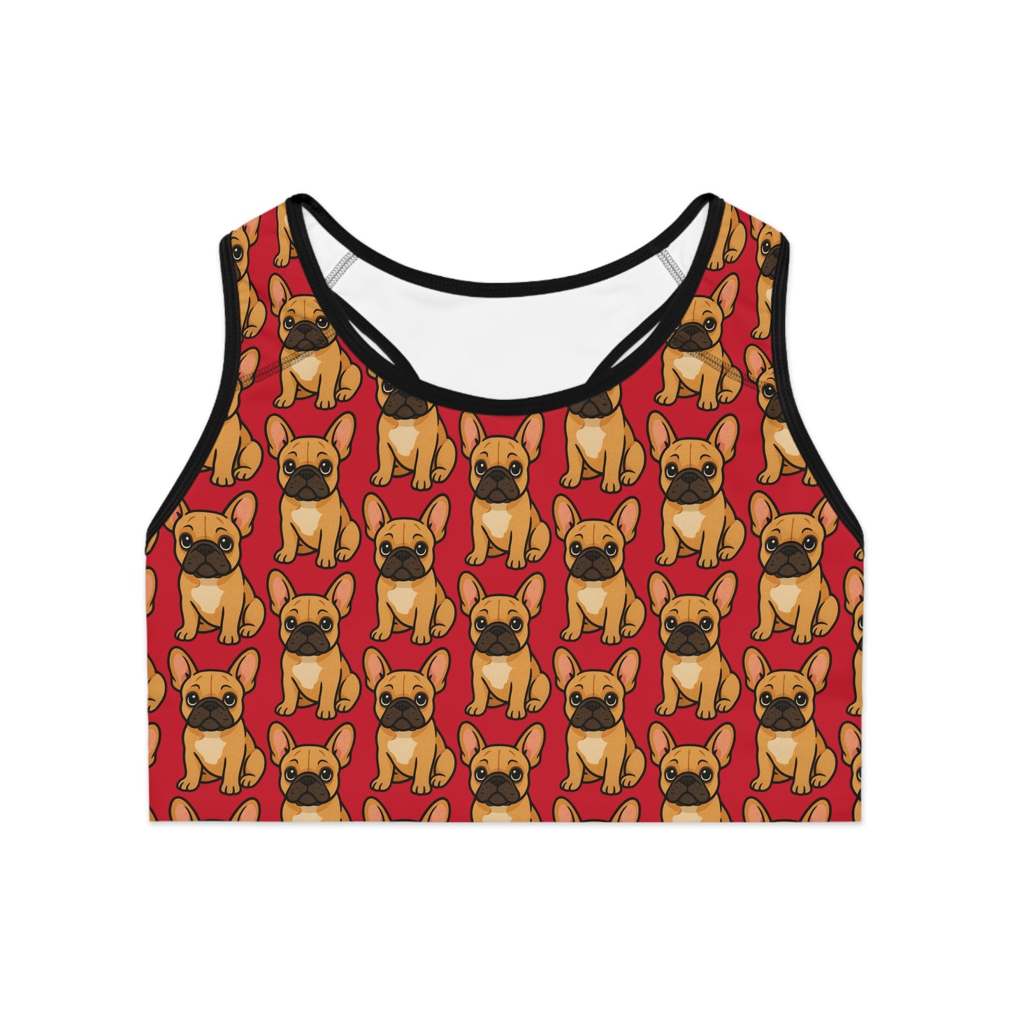 French Bulldog Sports Bra