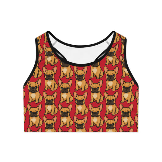 French Bulldog Sports Bra