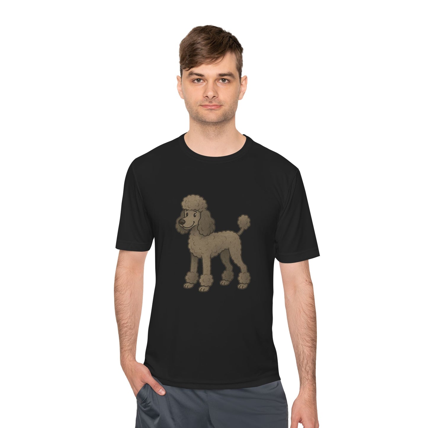 Grey Poodle Graphic Tee