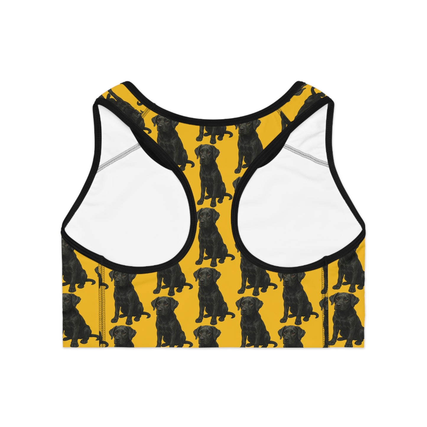 Black Labrador Sports Bra