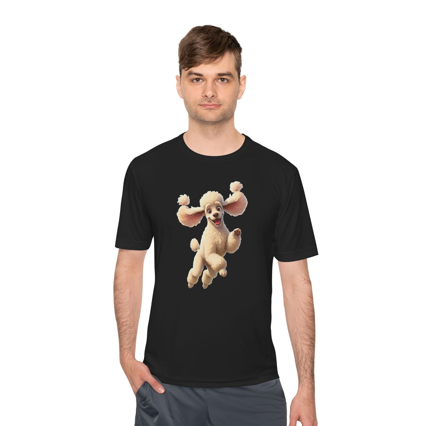White Poodle Graphic Tee