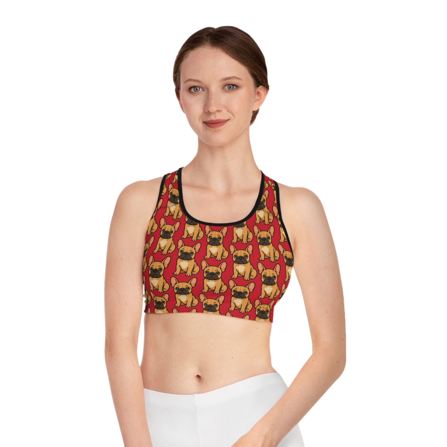French Bulldog Sports Bra