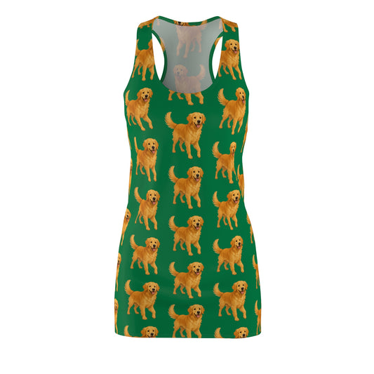 Golden Retriever Racerback Dress