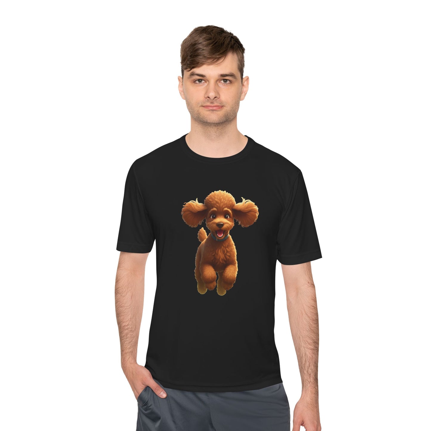 Brown Poodle Graphic Tee