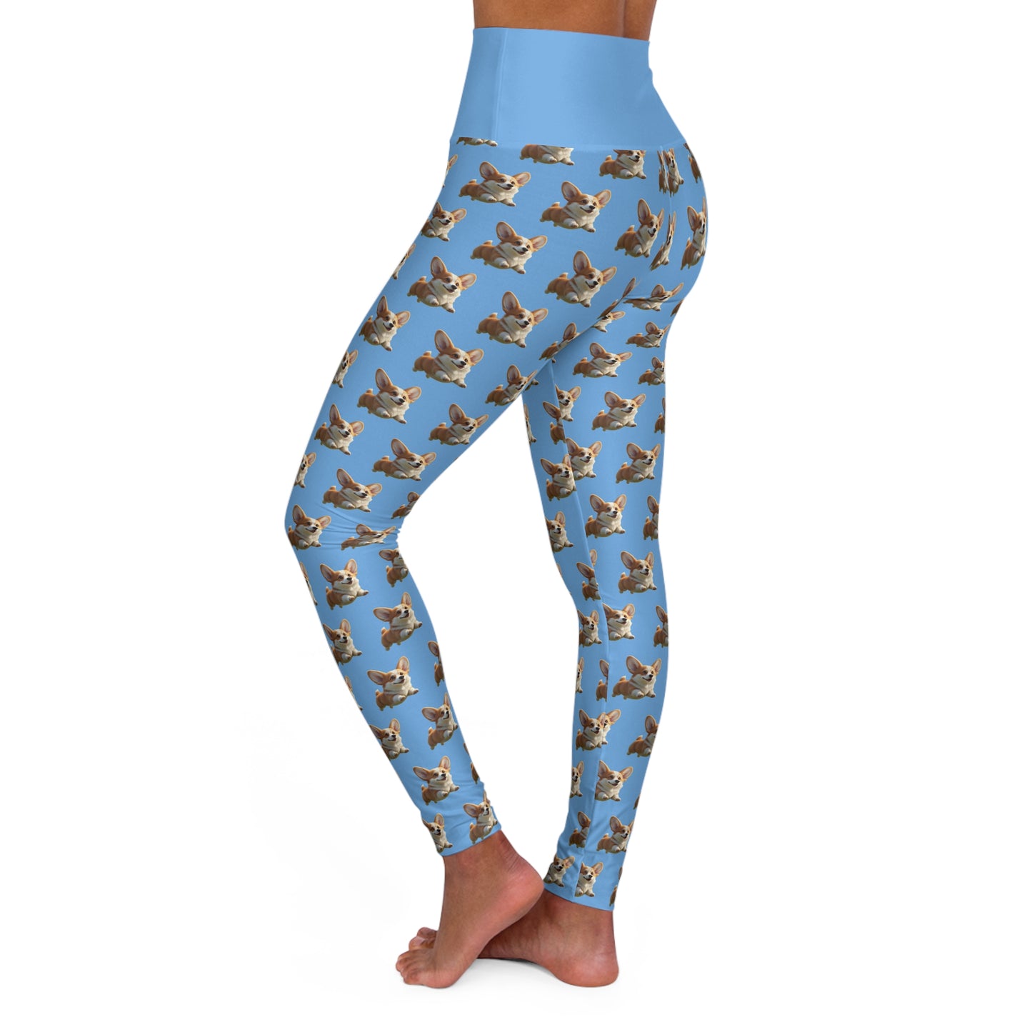 Corgi High-Waist Yoga Leggings