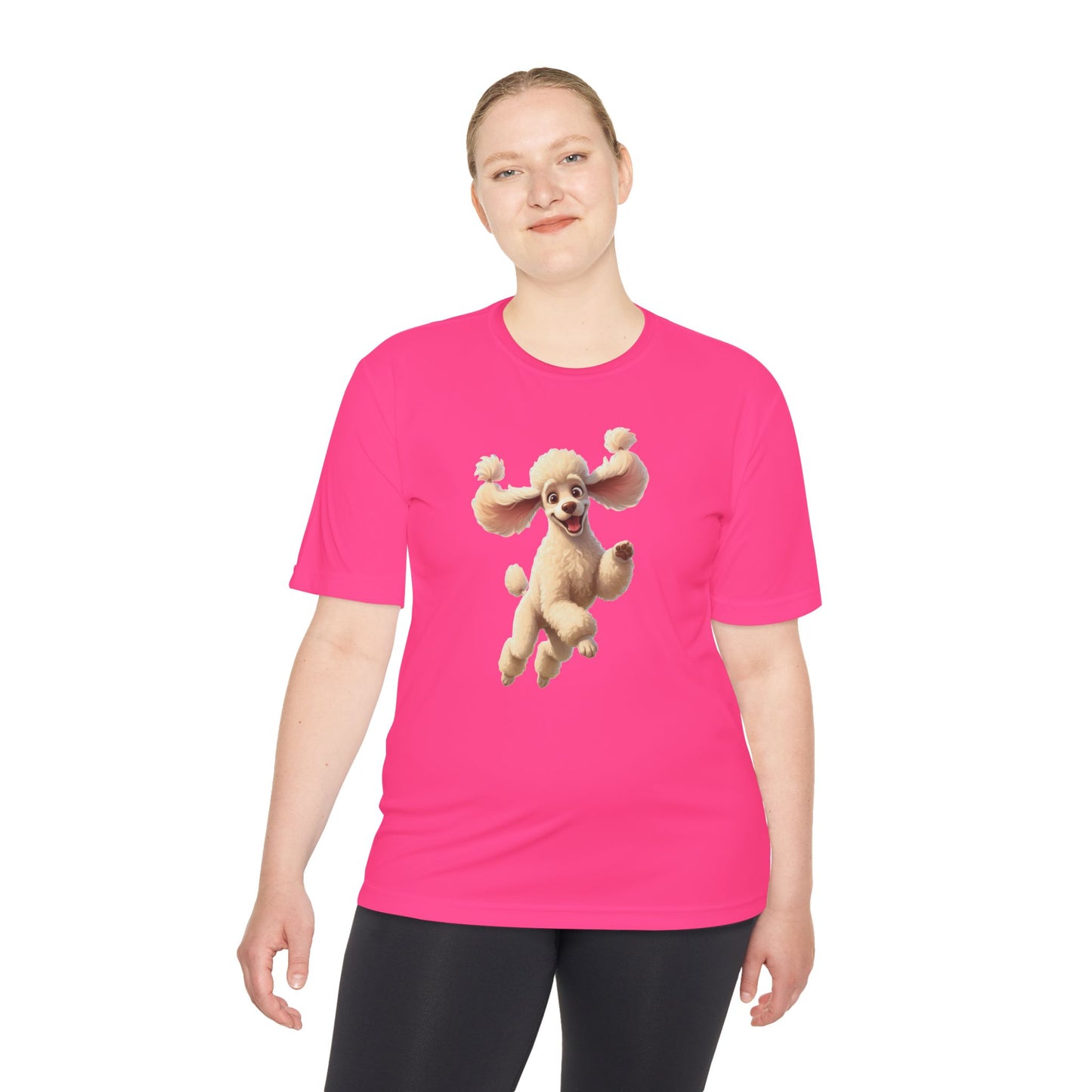 White Poodle Graphic Tee