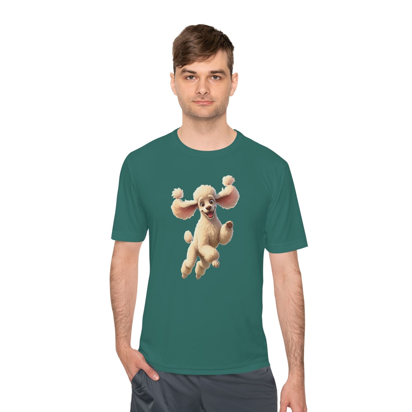 White Poodle Graphic Tee