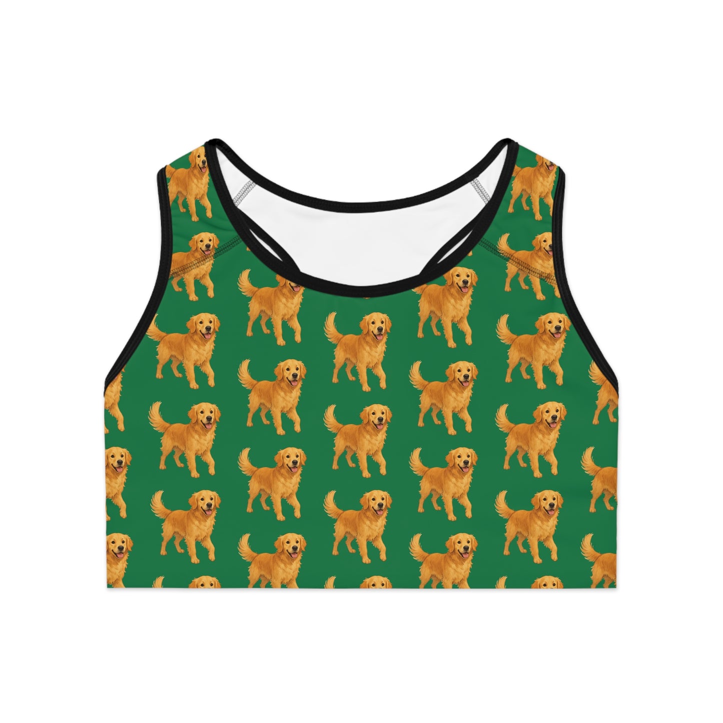 Golden Retriever Sports Bra