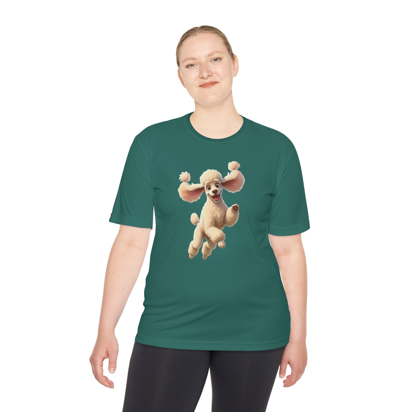 White Poodle Graphic Tee
