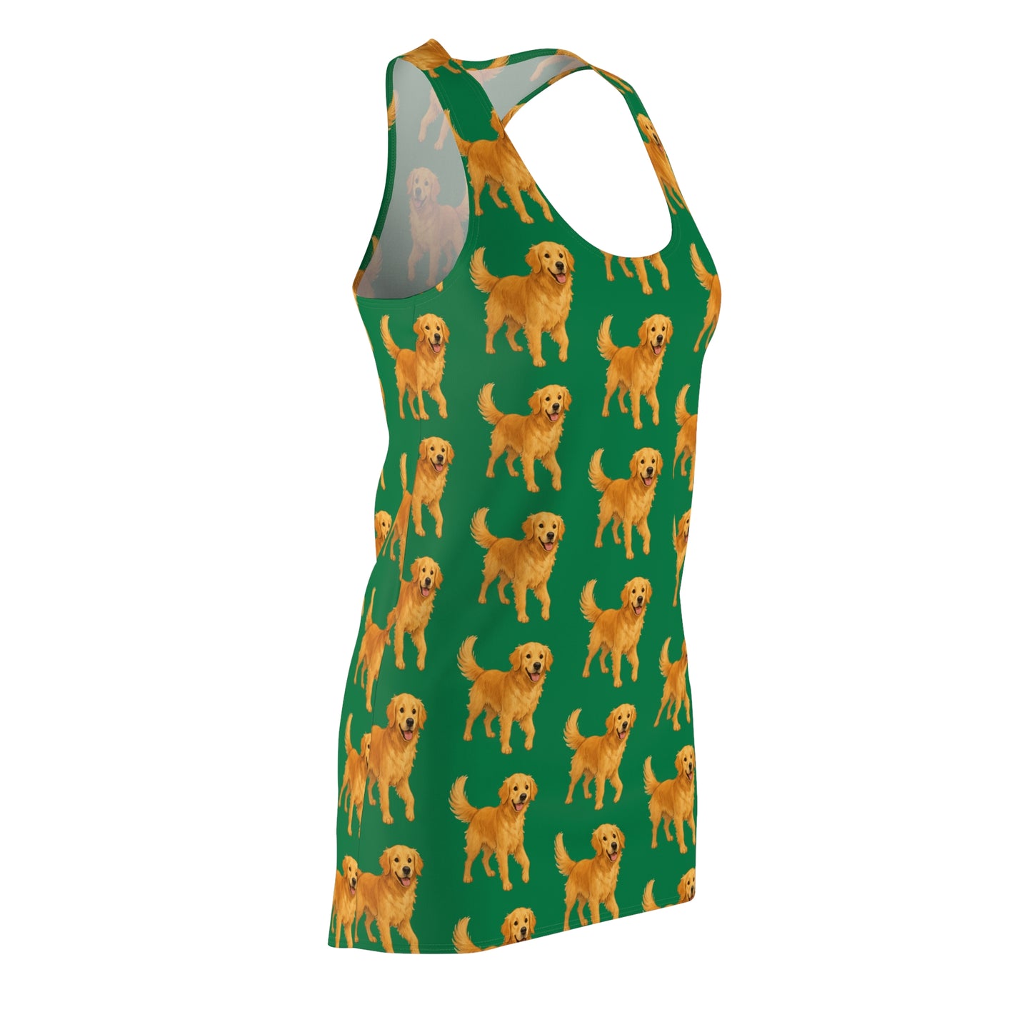 Golden Retriever Racerback Dress