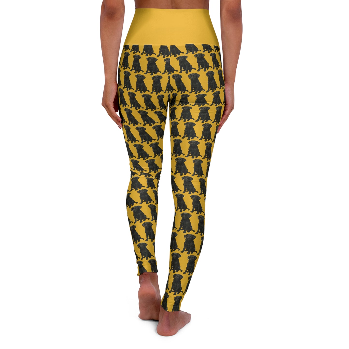 Black Lab High-Waisted Yoga Leggings