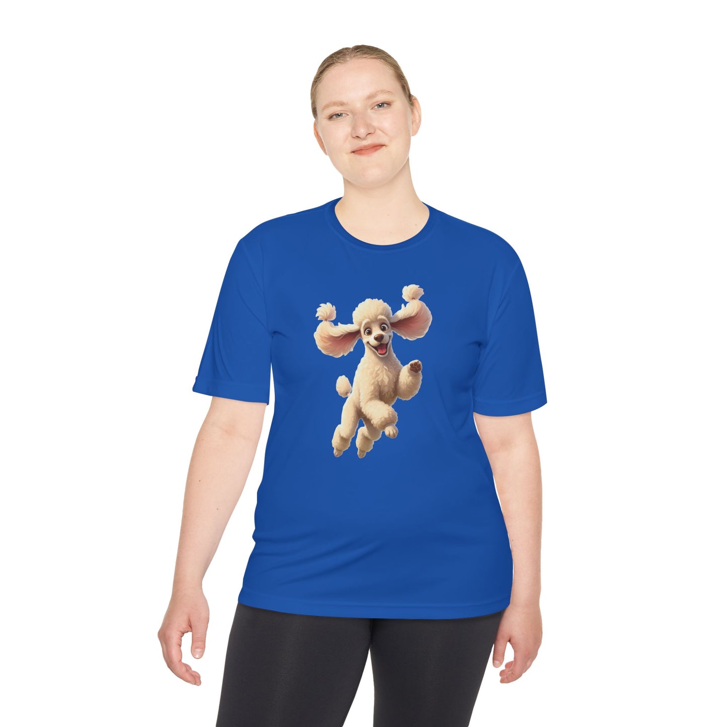 White Poodle Graphic Tee