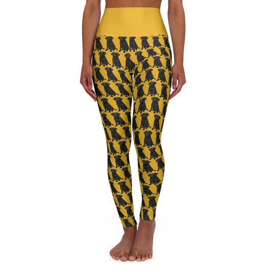 Black Lab High-Waisted Yoga Leggings