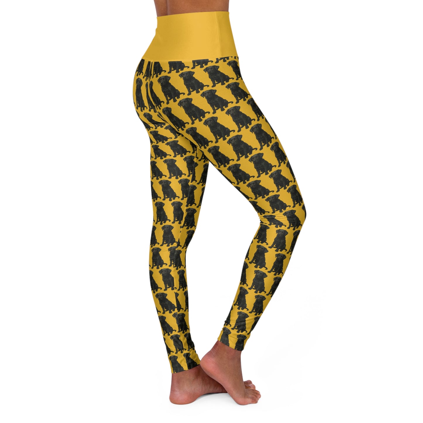 Black Lab High-Waisted Yoga Leggings