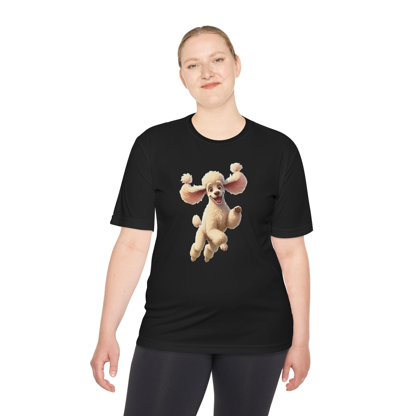 White Poodle Graphic Tee