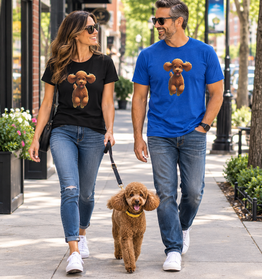Brown Poodle Graphic Tee