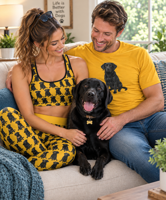 Black Lab High-Waisted Yoga Leggings