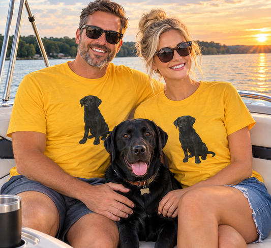 Black Labrador Graphic Tee