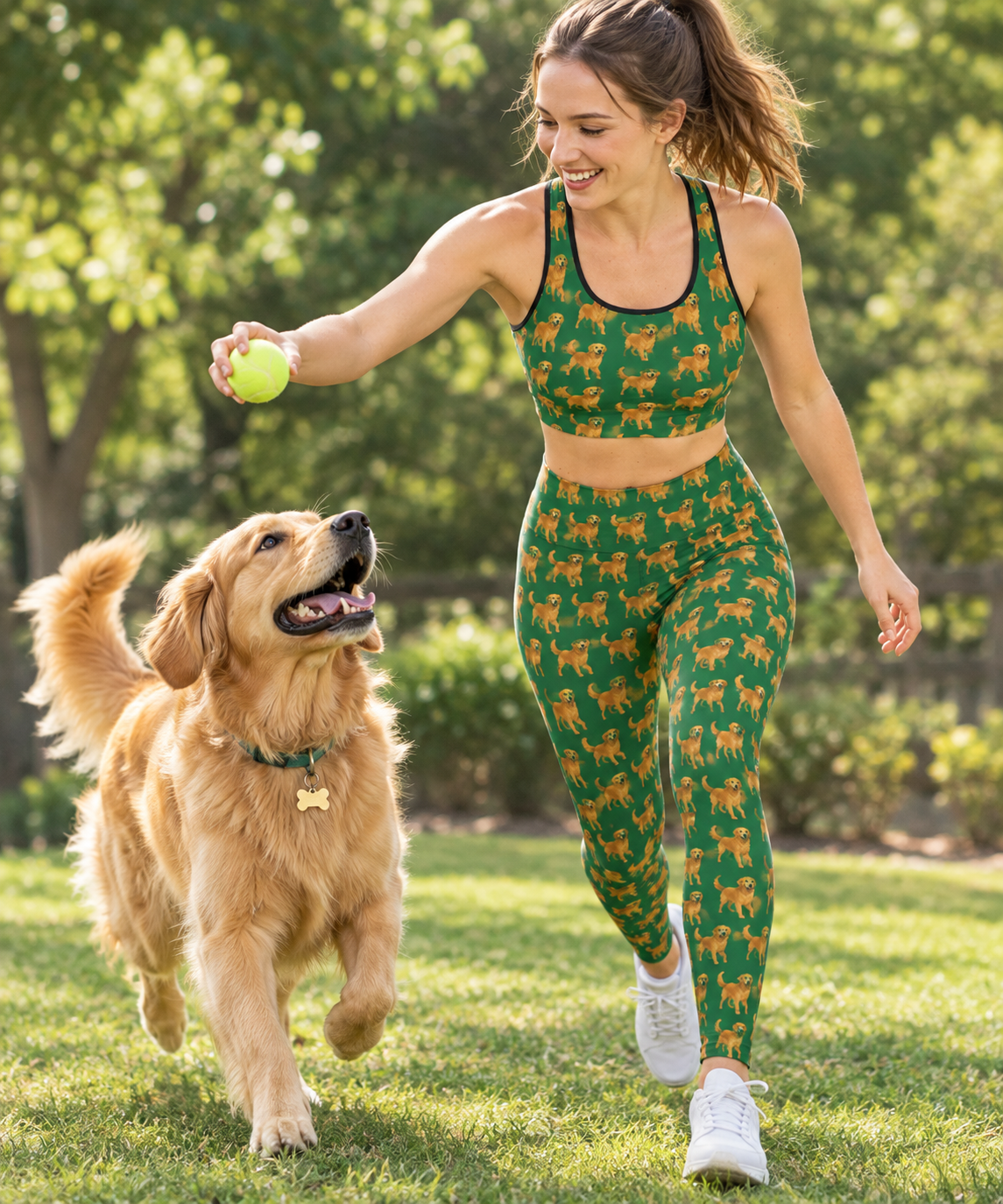 Golden Lab Leggings