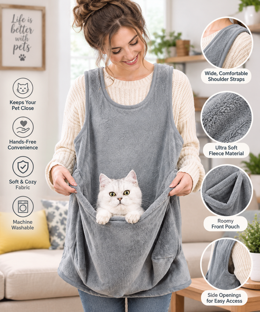Cozy Pet Carrier Apron