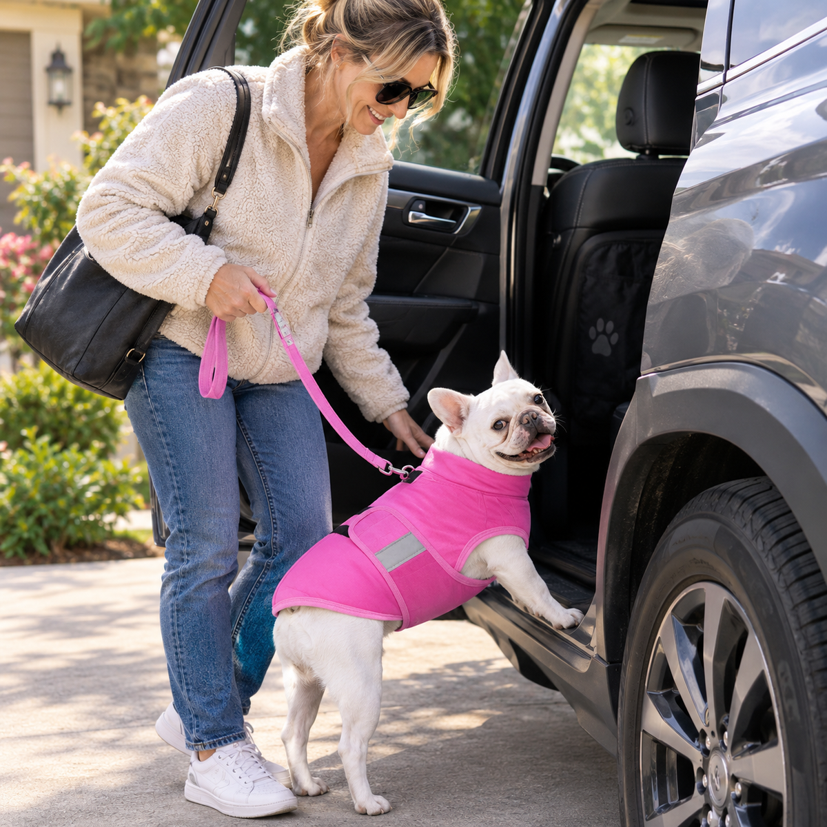 Nanaki Fleece Dog Vest Cold Winter Dog Sweatshirt Soft Dog Fleece Sweater Dog JacketAdjustable Pullover Dog Sweaters Puppy Jacket Dog Warm Clothes Dog Winter Coat Dog Fall Plush Sweater Puppy Jacket