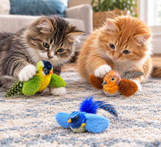 Interactive Birds Pet Toy