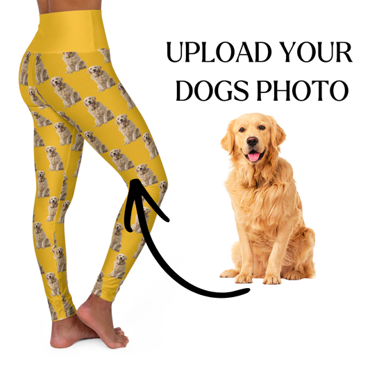 Personalized High-Waist Yoga Leggings (Photo Upload)