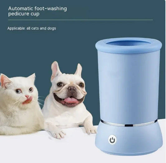 Automatic Pet Paw Cleaner – Wash, Dry & Go
